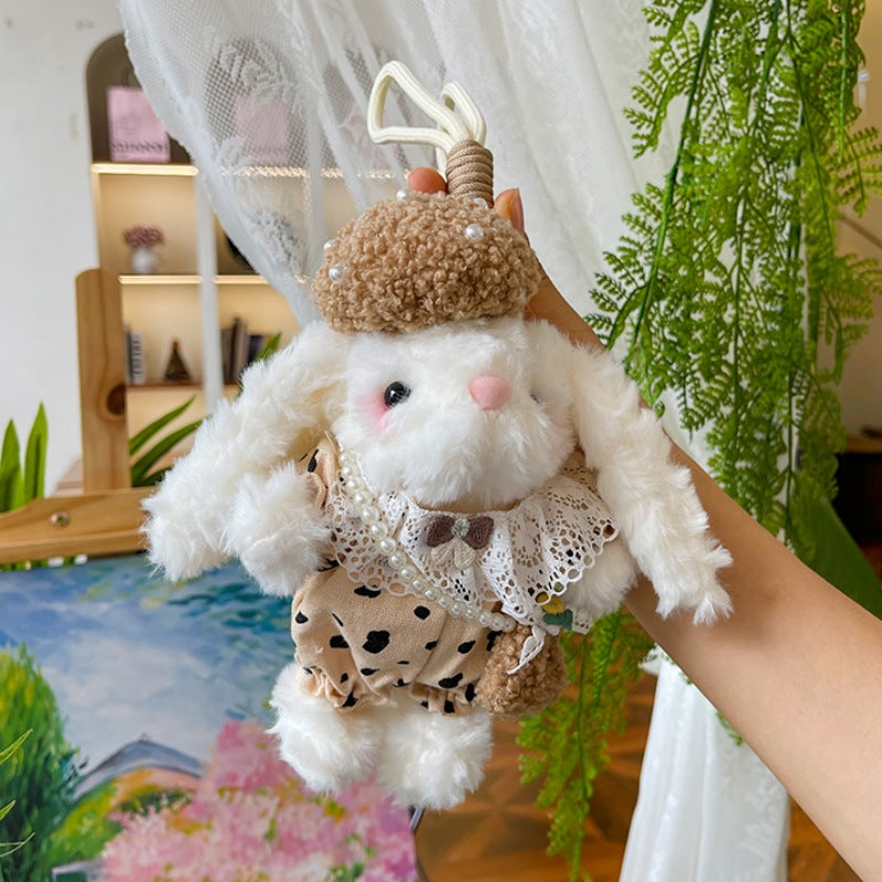 Cute Bunny Plush Keychain Bag Charm Gift Toy