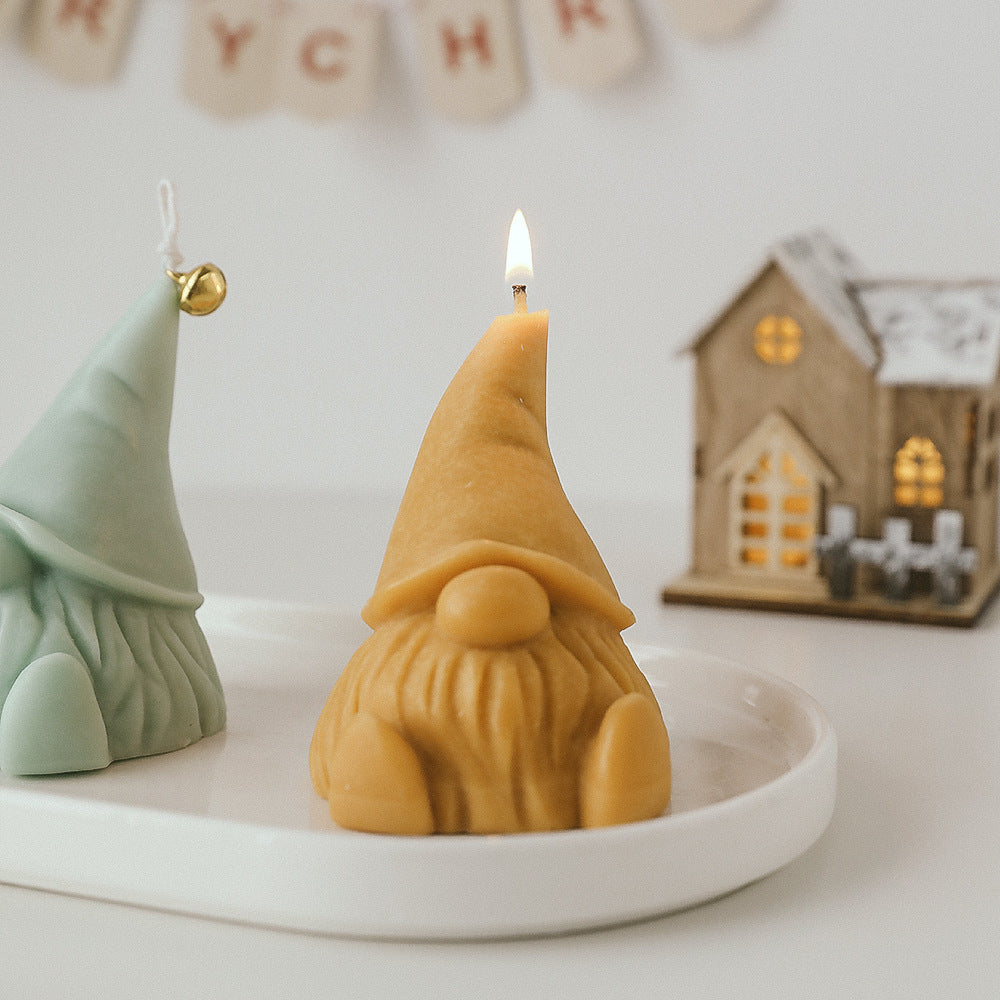 Christmas Gnome Scented Candle Holiday Decorative Gift