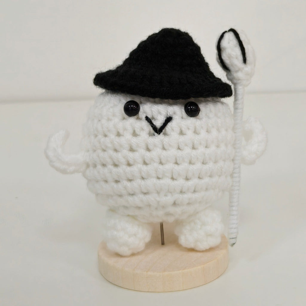 Handmade Crochet Golf Ball Plush Sports Gift Decor