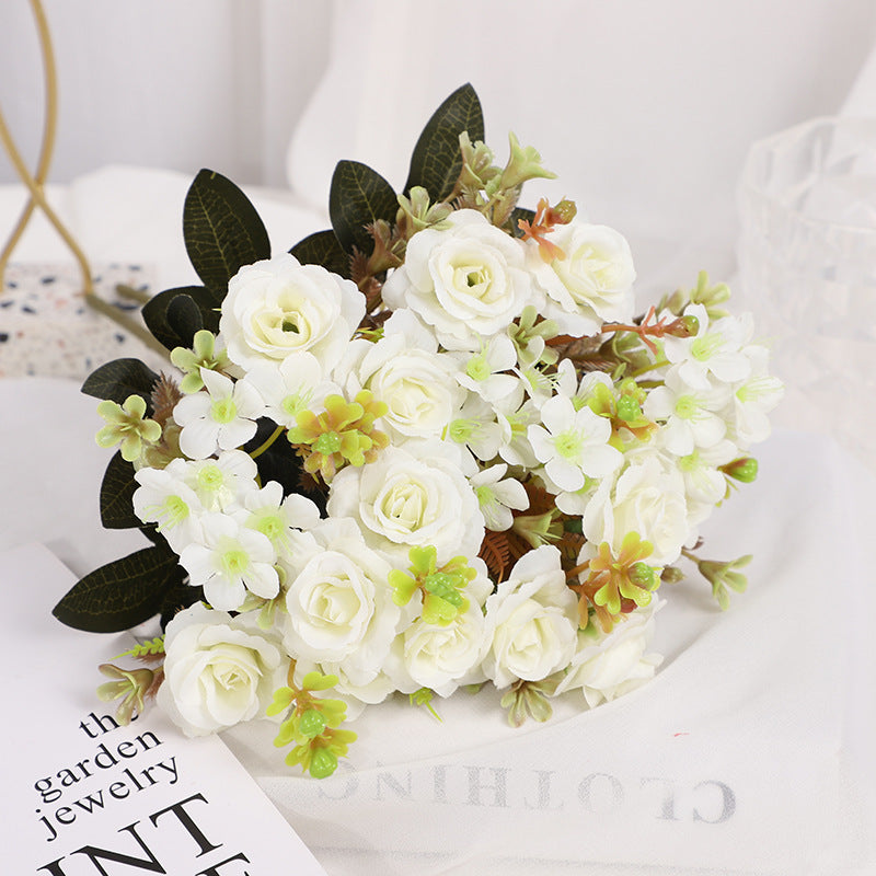 Valentine’s Day Polka Dot Hydrangea Rose Artificial Bouquet