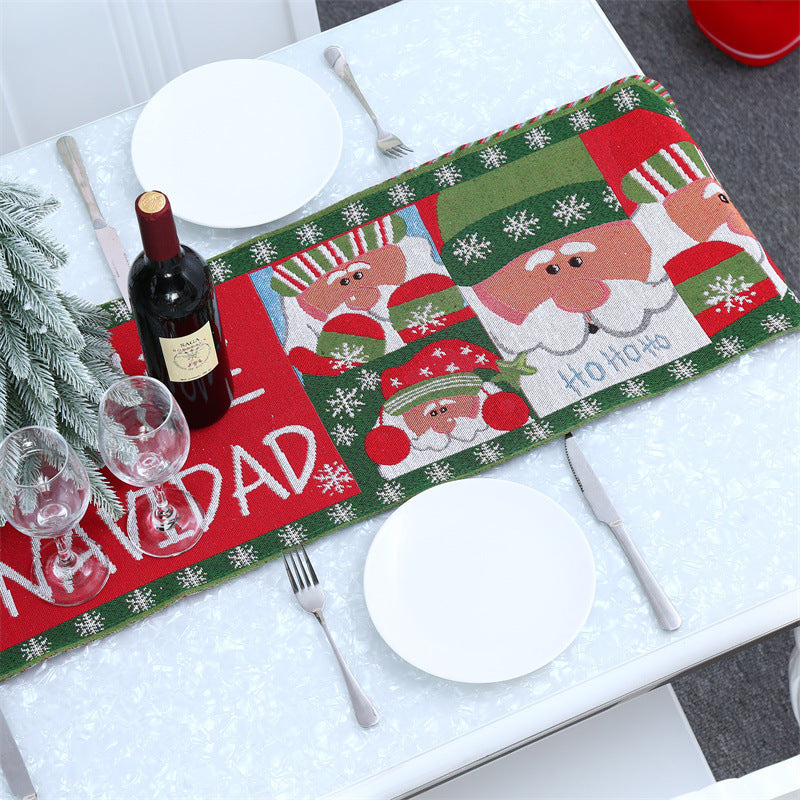 Christmas Table Runner Holiday Dining Decor
