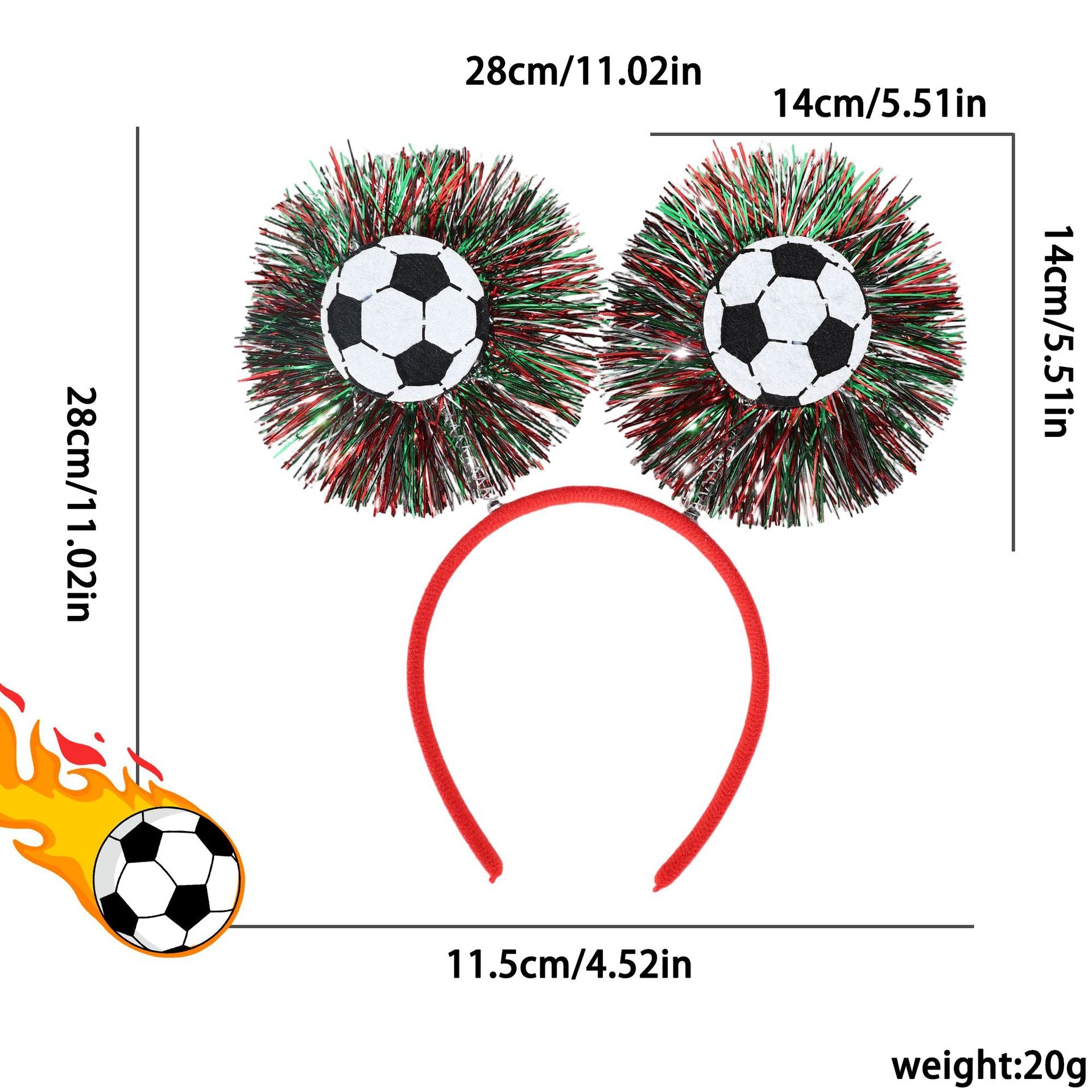 World Cup Football Headband Soccer Fan Party Accessory