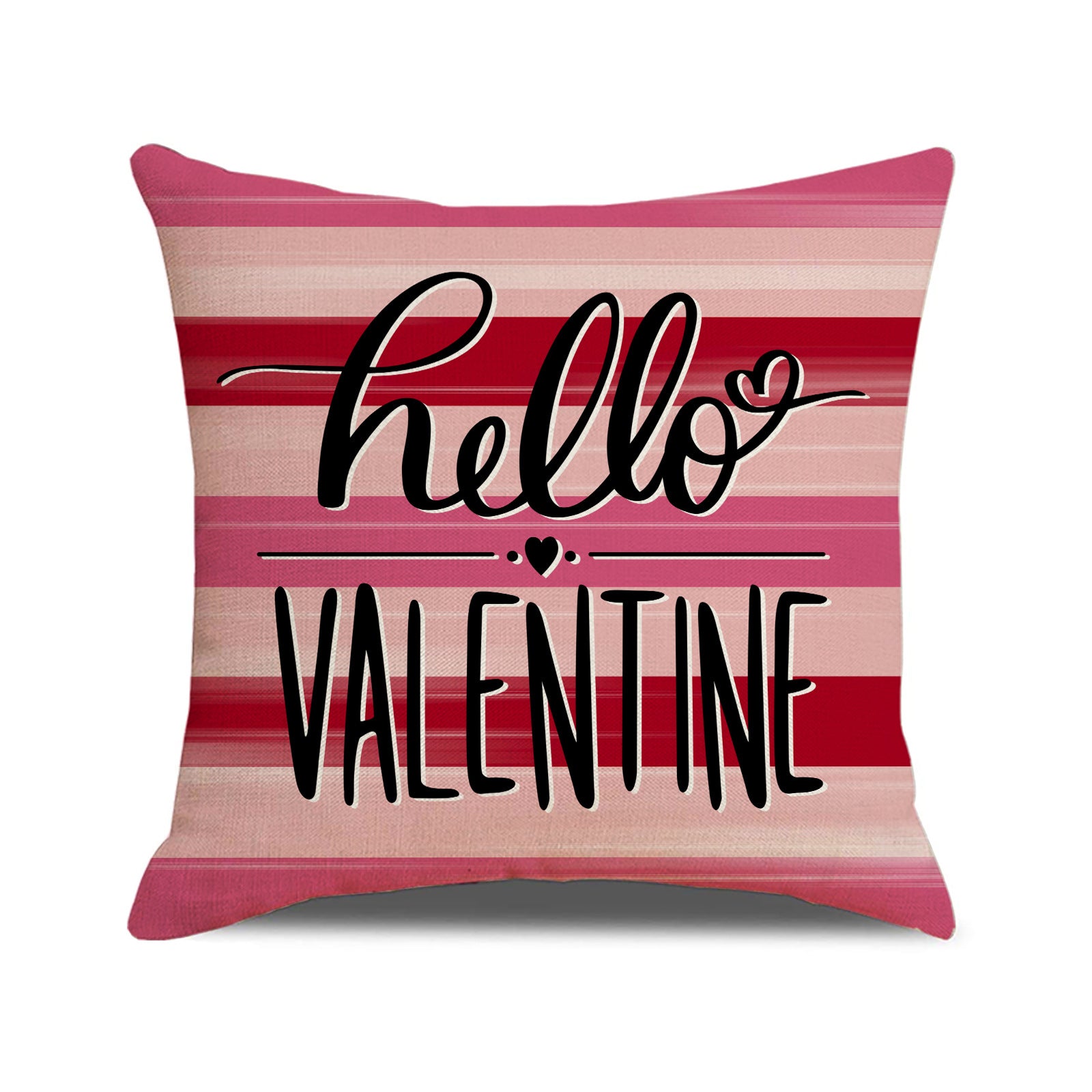 Valentine Heart Linen Pillow Covers for Cozy Home Decor