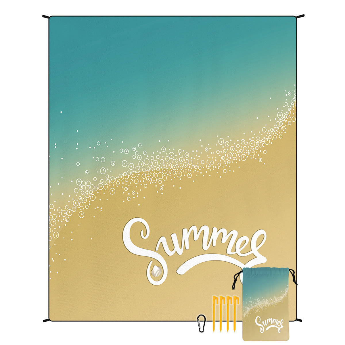 Boho Outdoor Beach Blanket Large Picnic Camping Mat