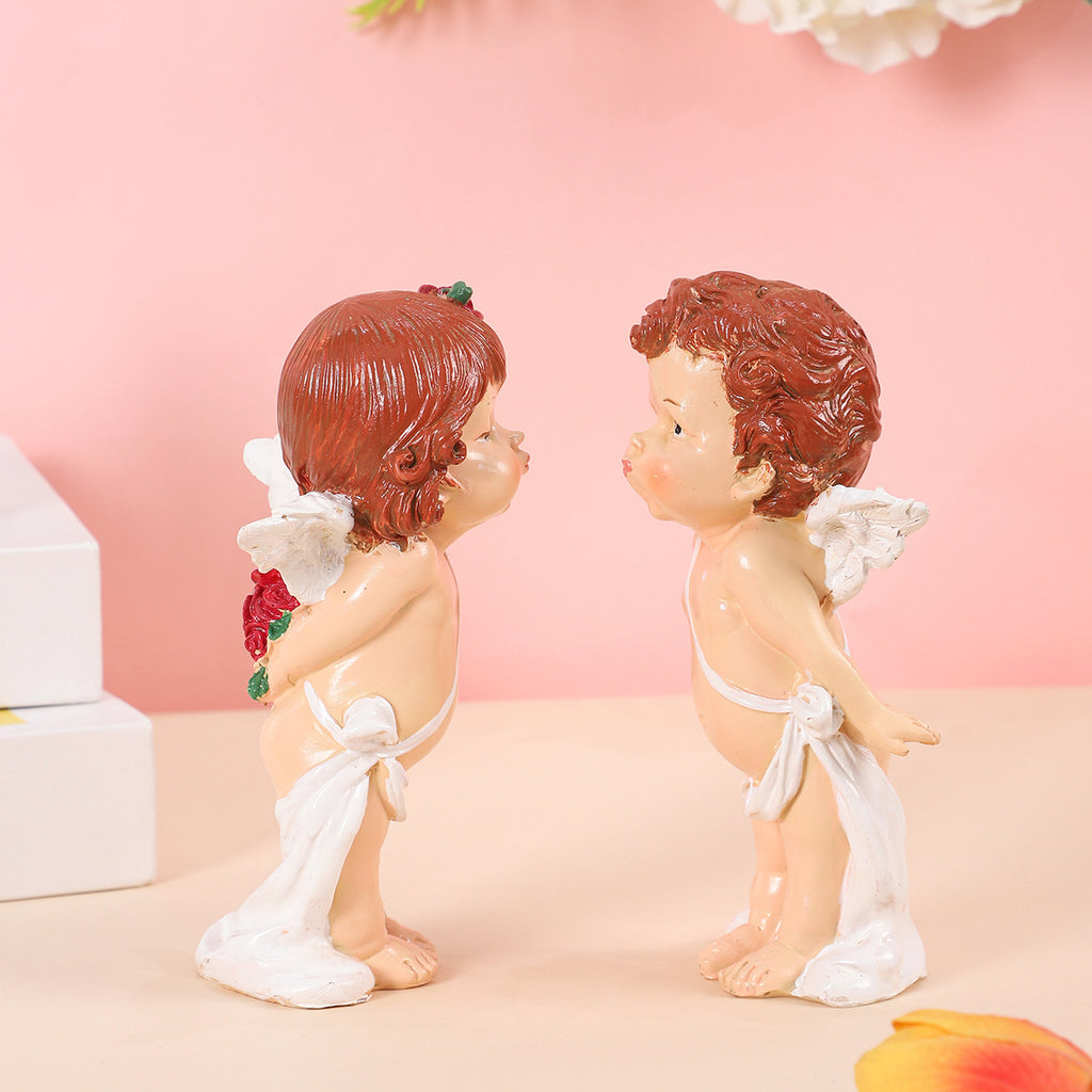 Valentine’s Day Resin Angel Figurine Nordic Garden Decor