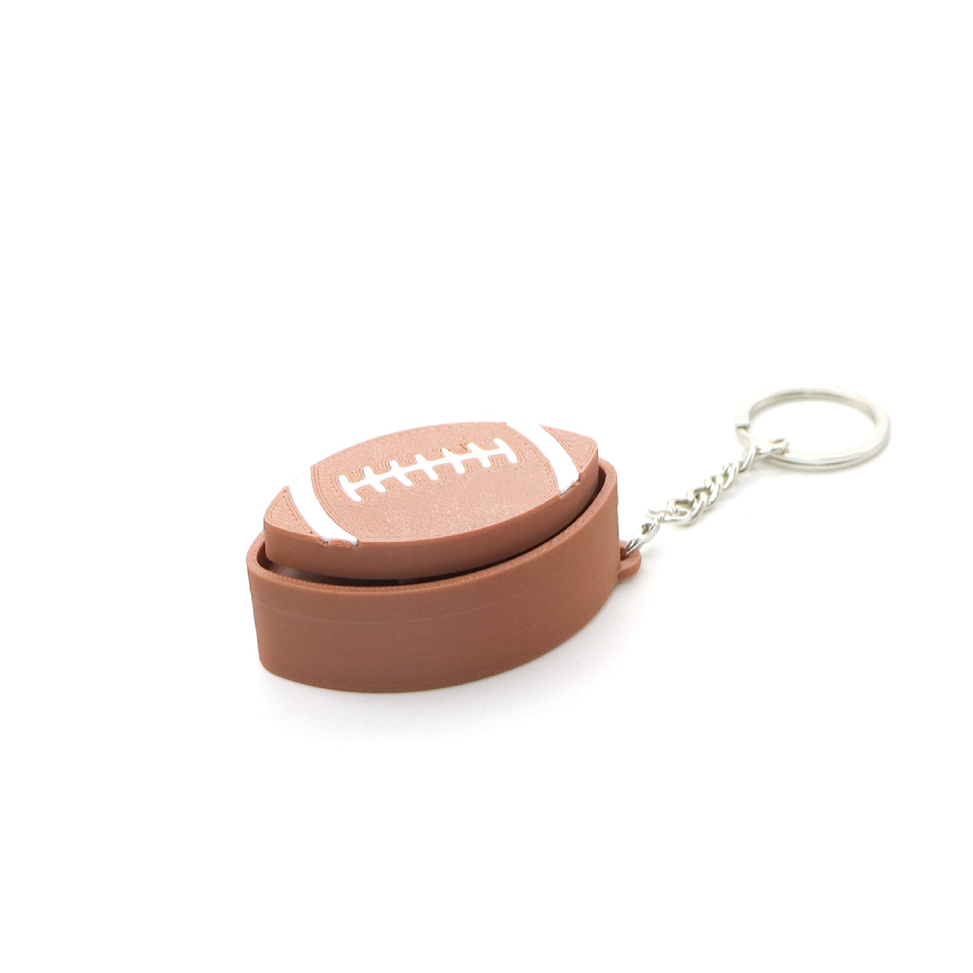 3D Printed Sports Keychain Press Button Toy Fidget