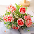 Valentine’s Day Nordic Faux Peony Bouquet Wedding Home Decor