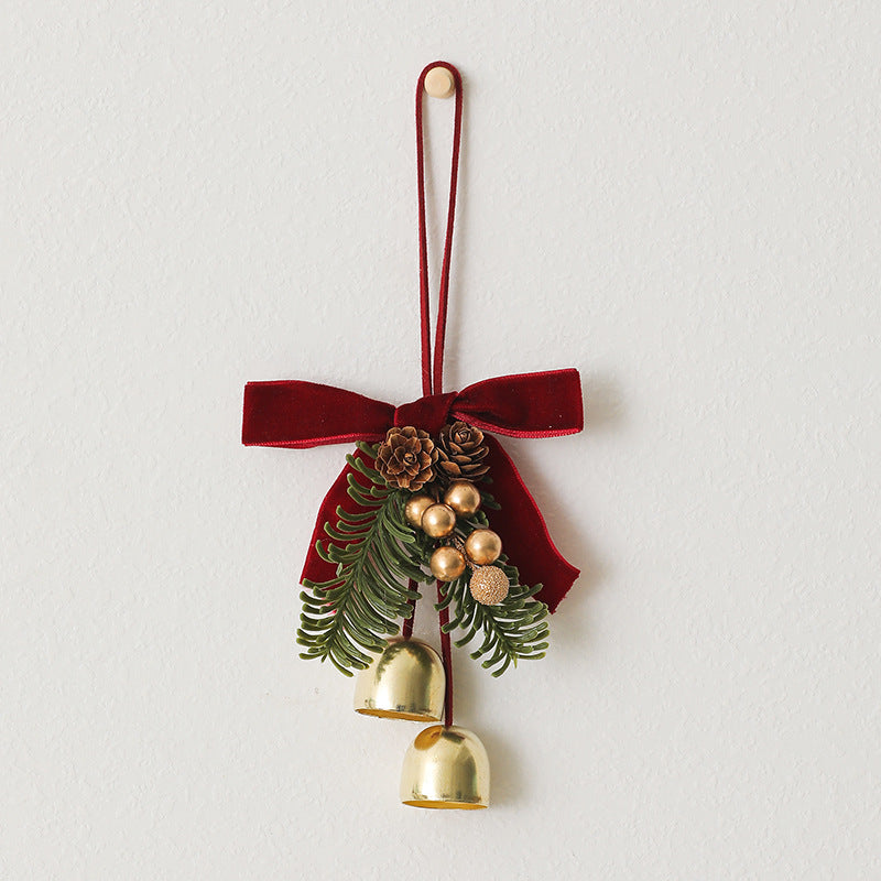 Christmas Bell Hanging Ornaments Holiday Tree Wreath Decor