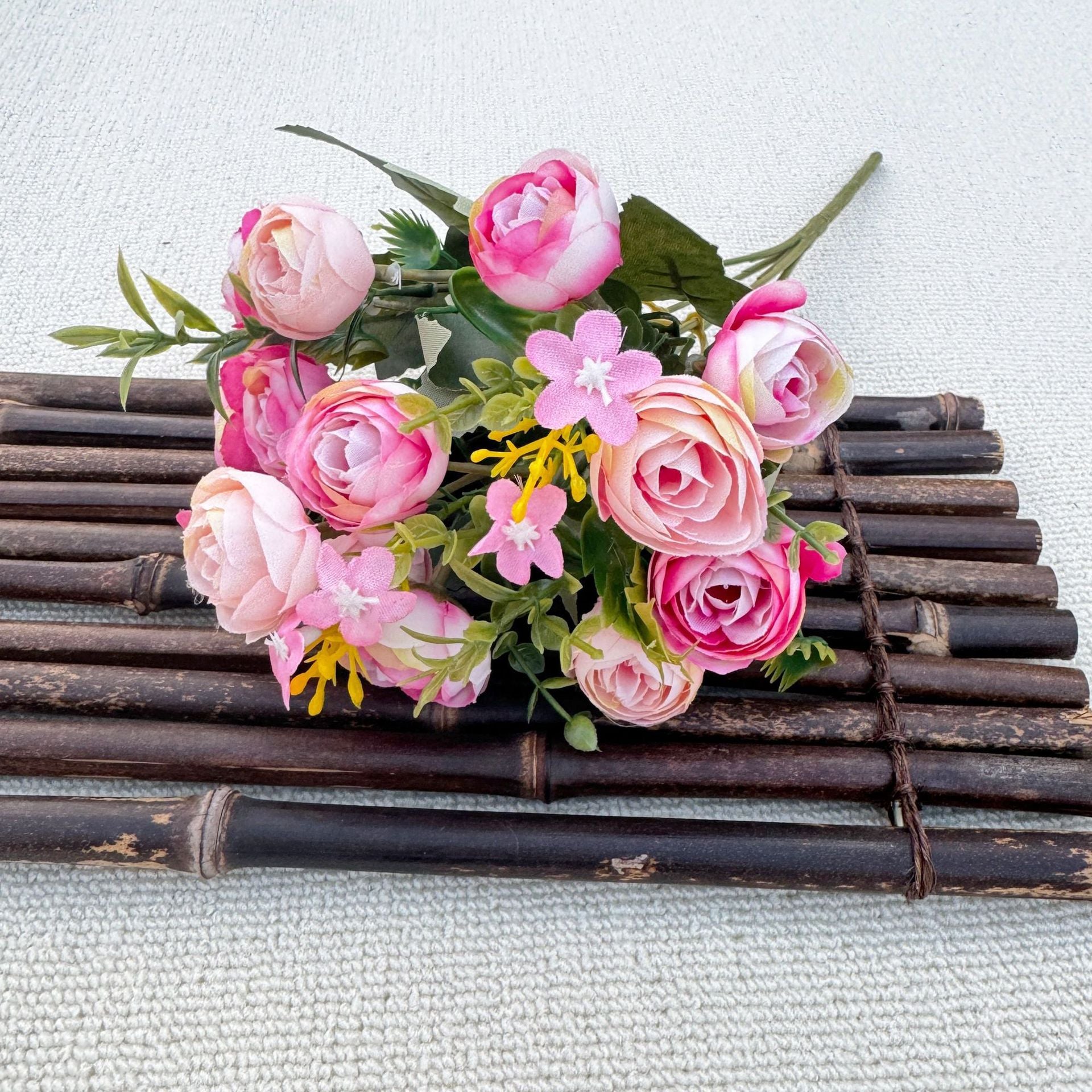 Valentine’s Day Faux Tea Rose Bouquet for Home Decor