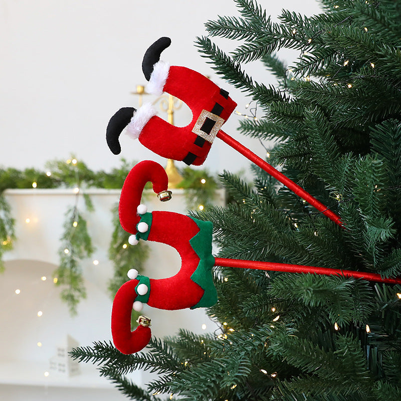 Santa Leg Christmas Tree Hanging Decoration Holiday Ornament