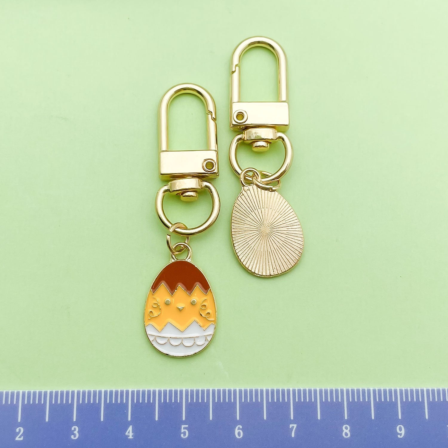 Easter Egg Alloy Keychain Bag Charm Cute Gift