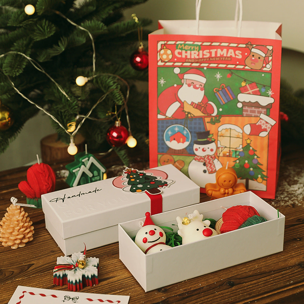 Christmas Scented Candle Gift Box Holiday Decorative Set