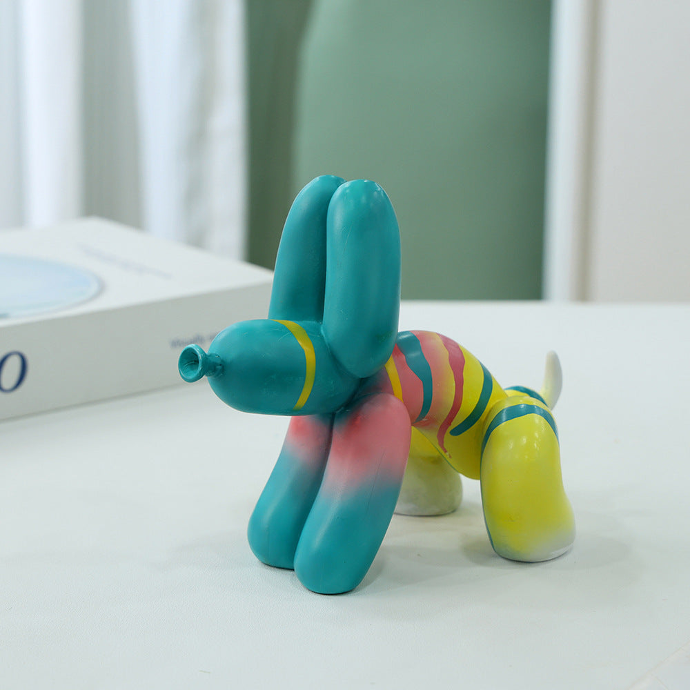 Modern Resin Balloon Dog Bunny Tray Figurine Decor