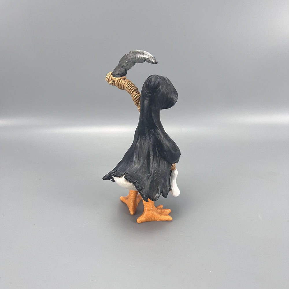 Resin Halloween Duck Figurine Seasonal Tabletop Decor