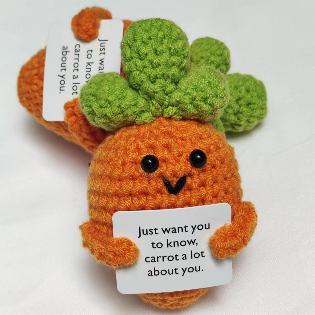 Valentine’s Day Crochet Plush Cute Knitted Positive Gift
