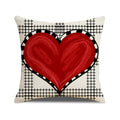 Valentine’s Day Heart Pillow Covers Rustic Love Home Decor