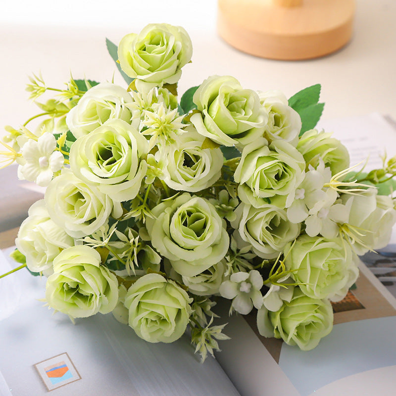 Valentine Rose Artificial Bouquet for Home Decor