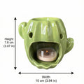 Cactus Candle Holder Ceramic Halloween Decor Tabletop