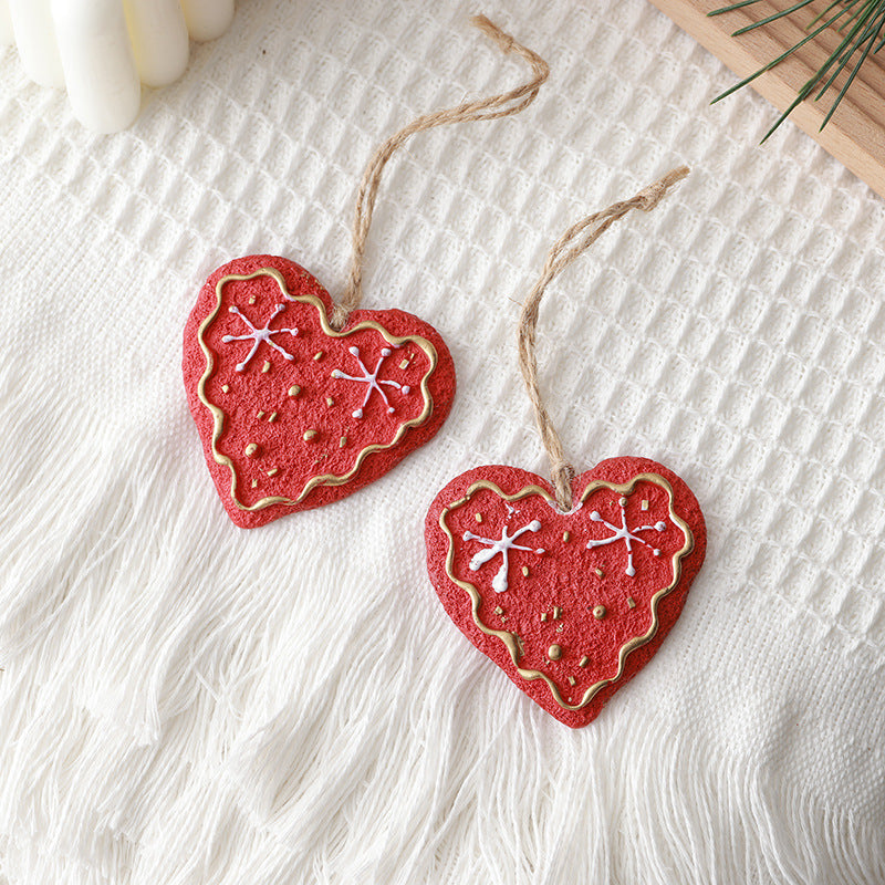 Resin Christmas Tree Ornament Fridge Magnet Holiday Decor