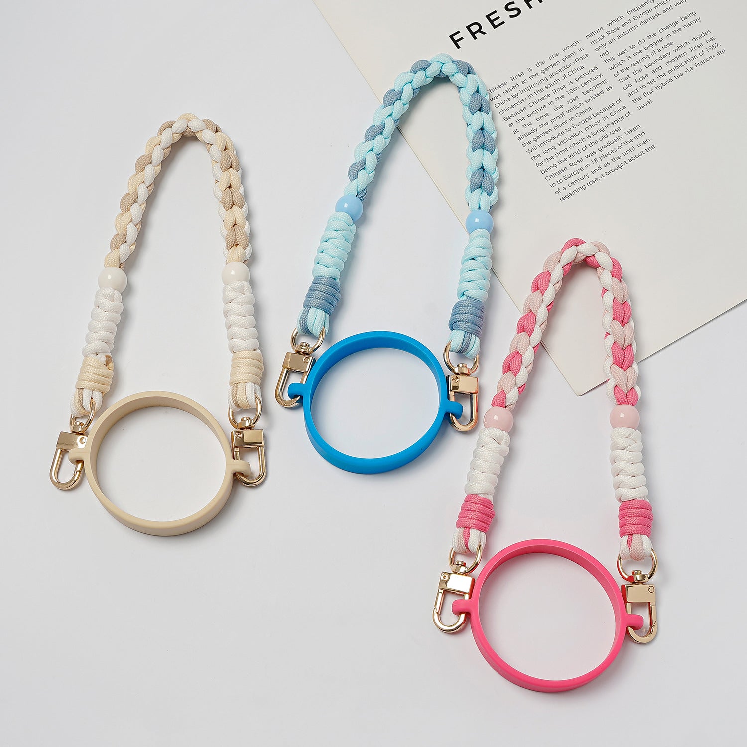 Handmade Stanley Cup Handle Strap Colorful Carry Rope