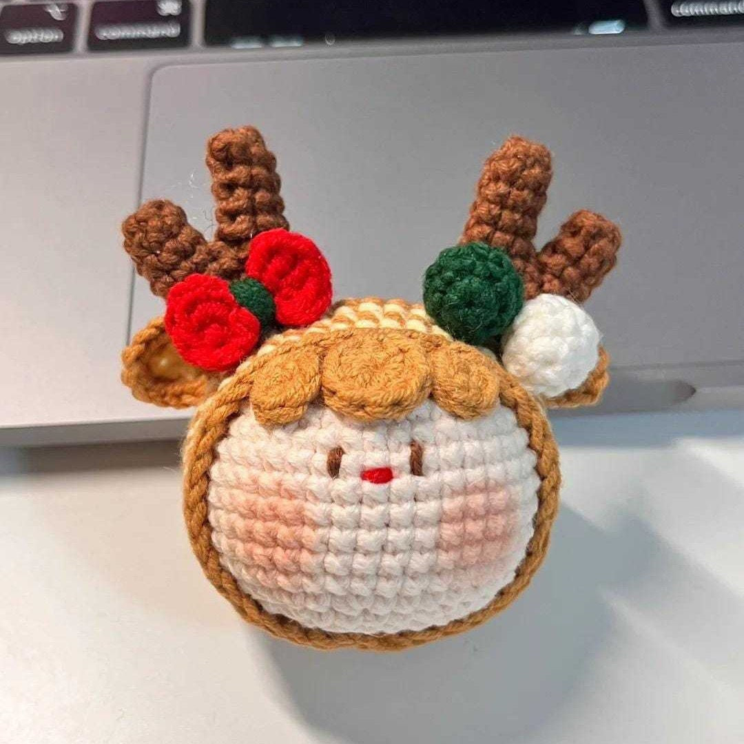 Crochet Christmas Figurine Hanging Decor DIY Ornament