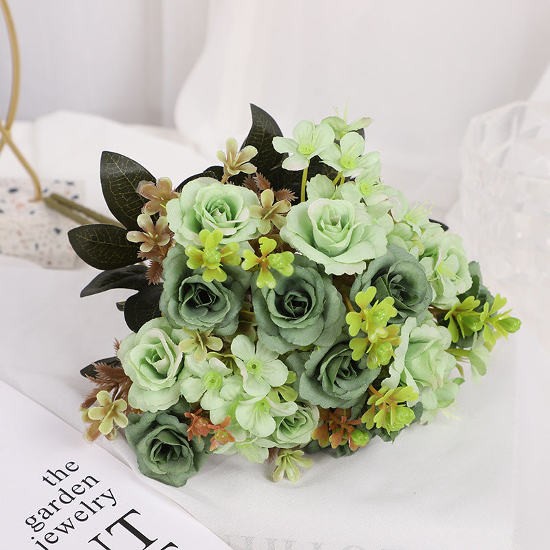 Valentine’s Day Polka Dot Hydrangea Rose Artificial Bouquet