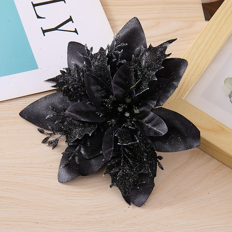 Christmas Artificial Flower Heads Holiday Tree Decor