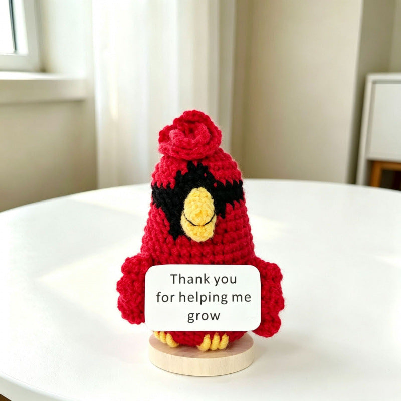 Handmade Crochet Animal Figurine Desk Ornament Home Decor