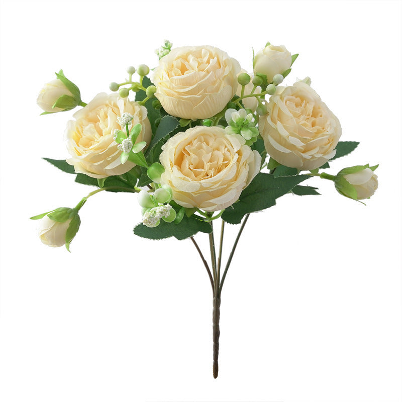 Valentine’s Day Faux Peony Rose Bouquet for Home Decor