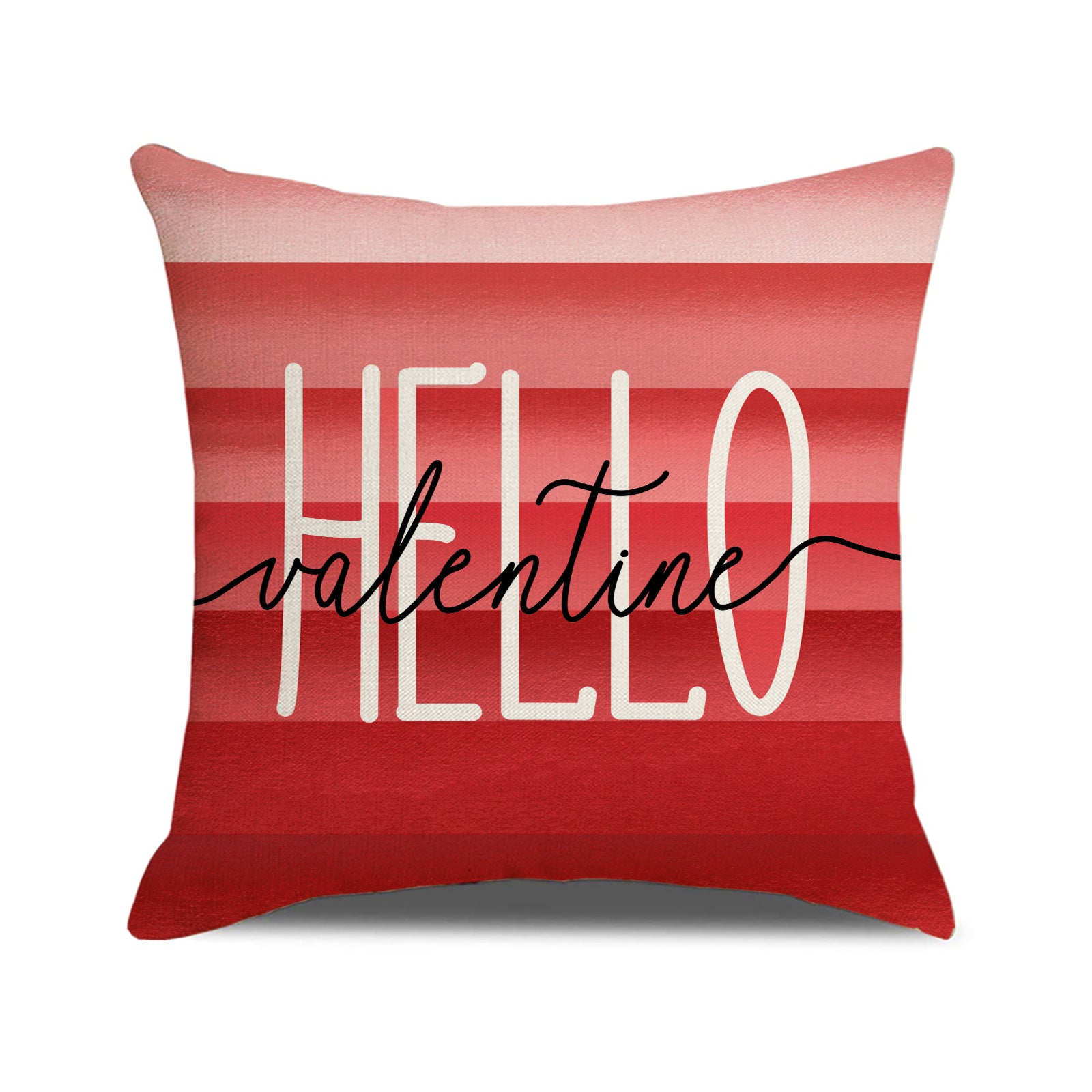 Valentine’s Day Red Heart Pillow Covers Set for Sofa Decor