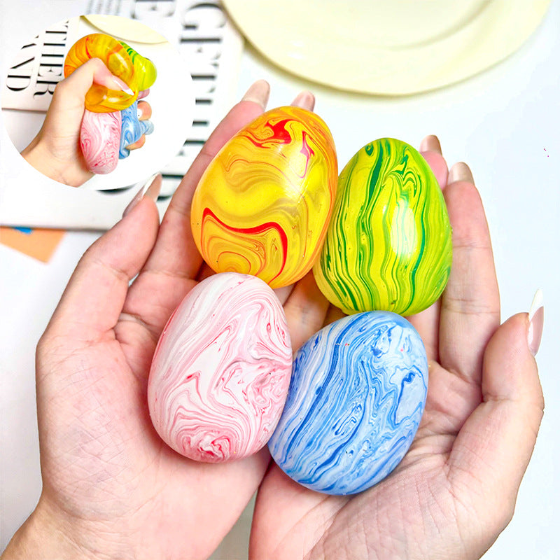 Marble Egg Squishy Slow Rising Stress Relief Fidget Toy Soft