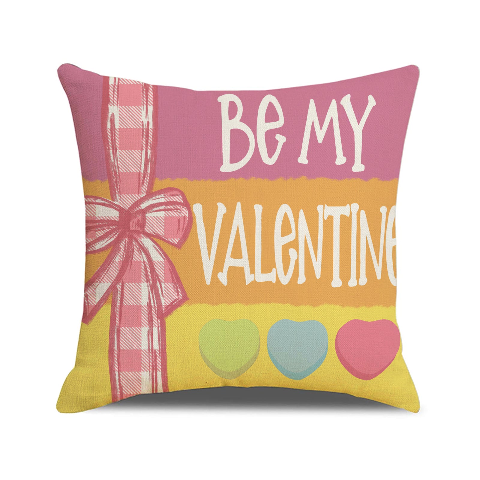 Valentine Candy Heart Pillow Covers Romantic Home Decor