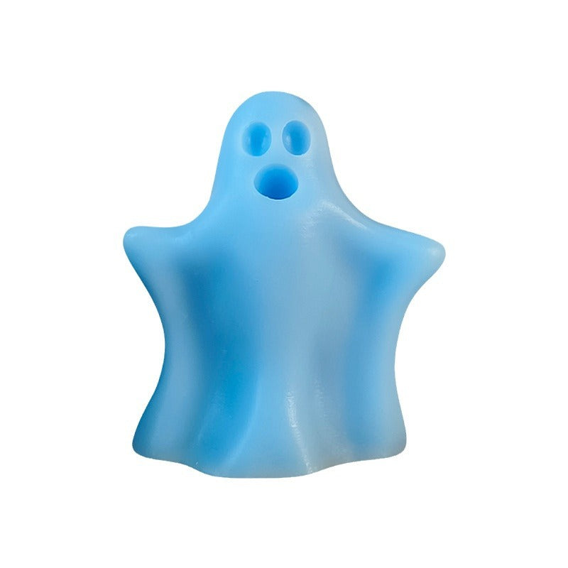 Halloween Ghost Skull Candle for Spooky Holiday Home Decor