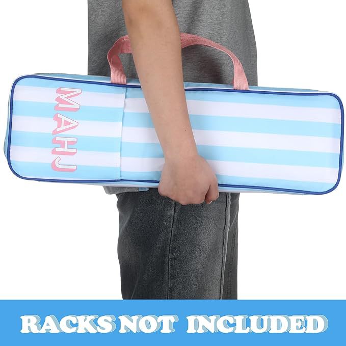Large Mahjong Carrying Bag Travel Storage Case Organizer