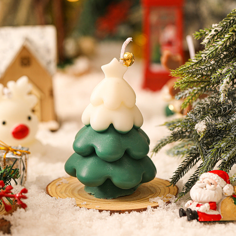 Christmas Tree Scented Candle Soy Wax Blend Holiday Home Decor