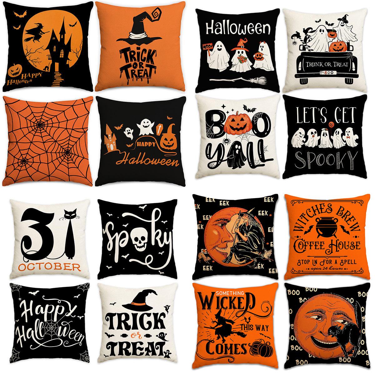 Halloween Pillow Cover Fall Holiday Home Decor