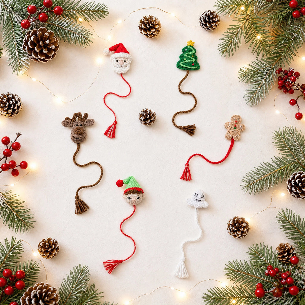Christmas Handmade Crochet Bookmark