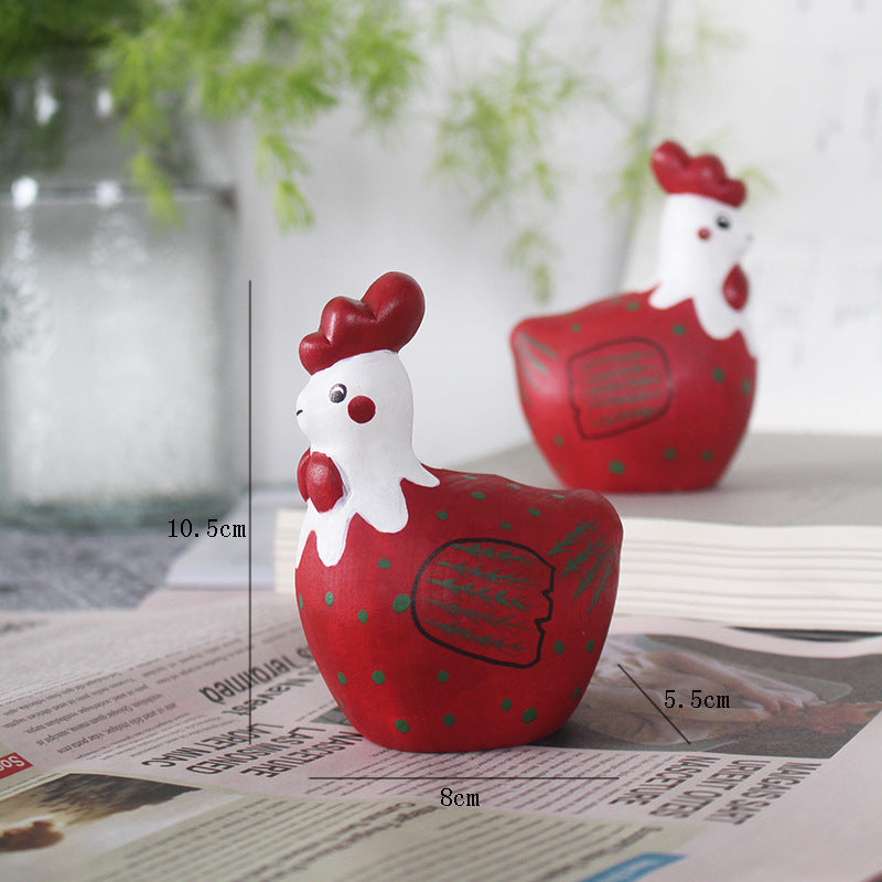 Cute Wood Christmas Figurine Holiday Tabletop Decoration