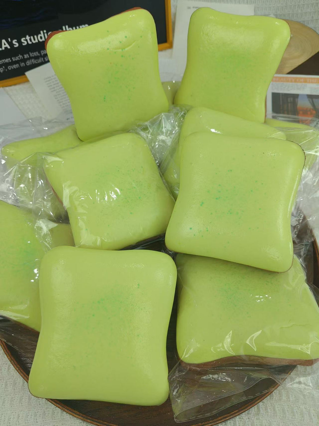 Cheese Toast Squishy Soft Slow Rising Bread Toy