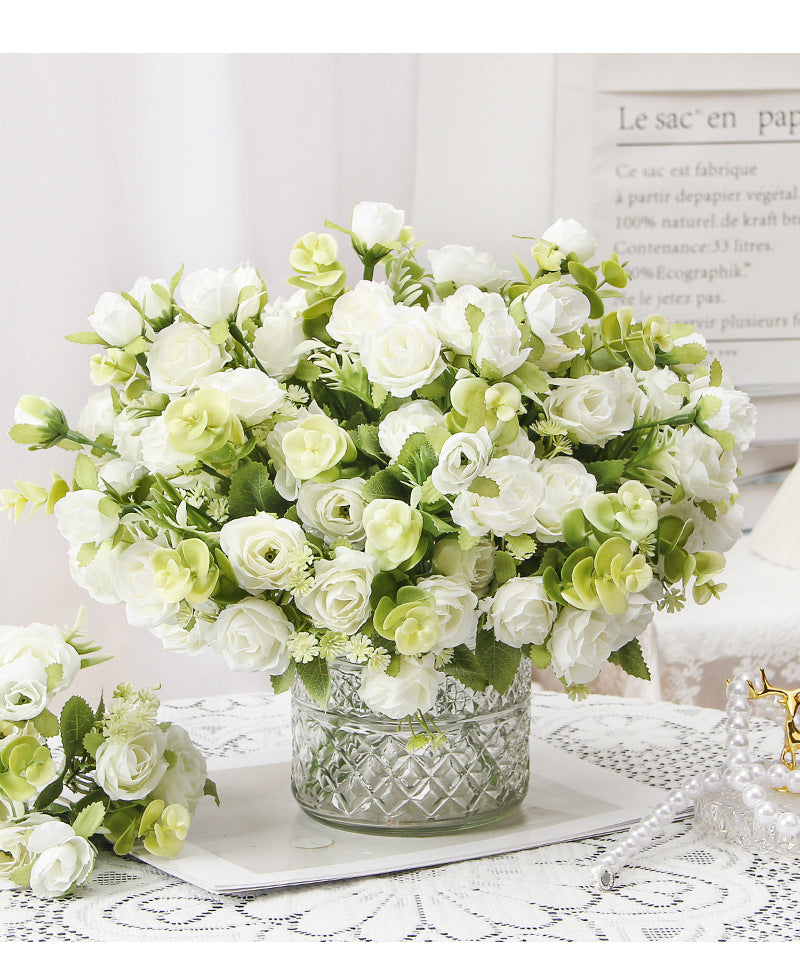 Valentine’s Day Faux Rose Bouquet Floral Arrangement