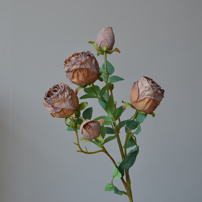 Valentine’s Day Faux Rose Bouquet Silk Flowers Home Decor