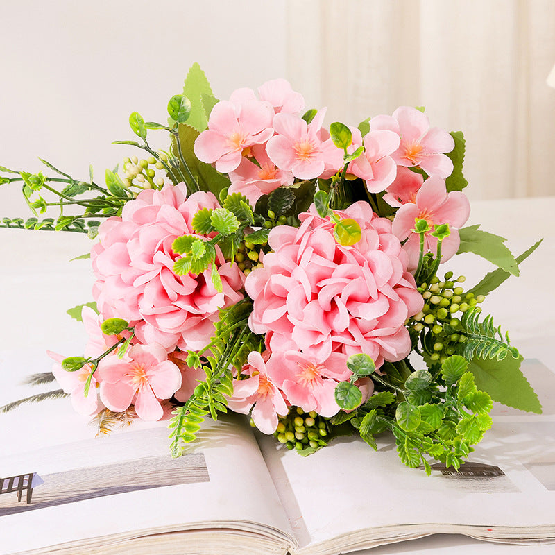 Valentine’s Day Hydrangea Mum Romantic Floral Arrangement