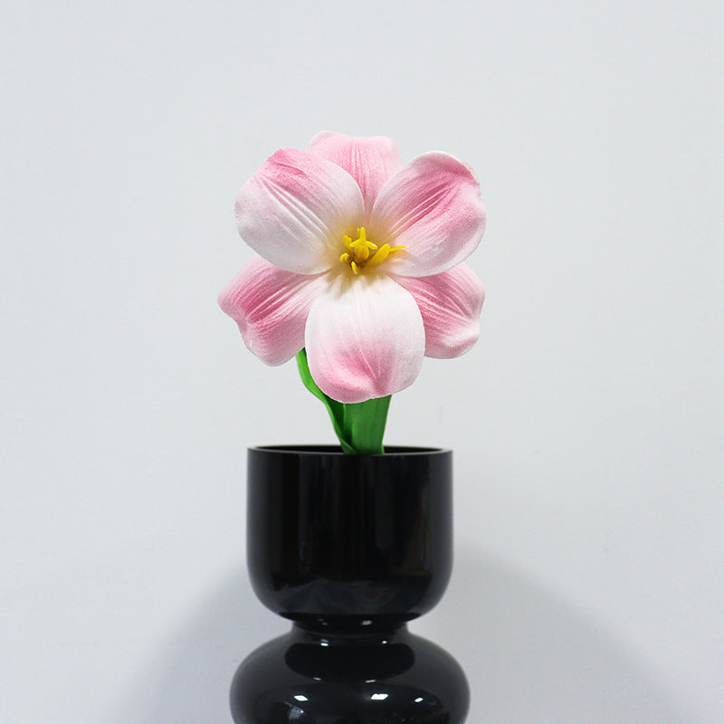 Artificial Magnolia Flower Bouquet Faux Floral Home Wedding Decor