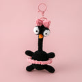 Crochet Chick Keychain Cute Handmade Bird Bag Charm