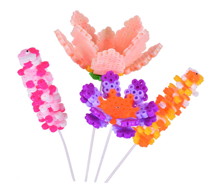 Fuse Beads Flower Bouquet DIY Craft Kit 5mm Beads