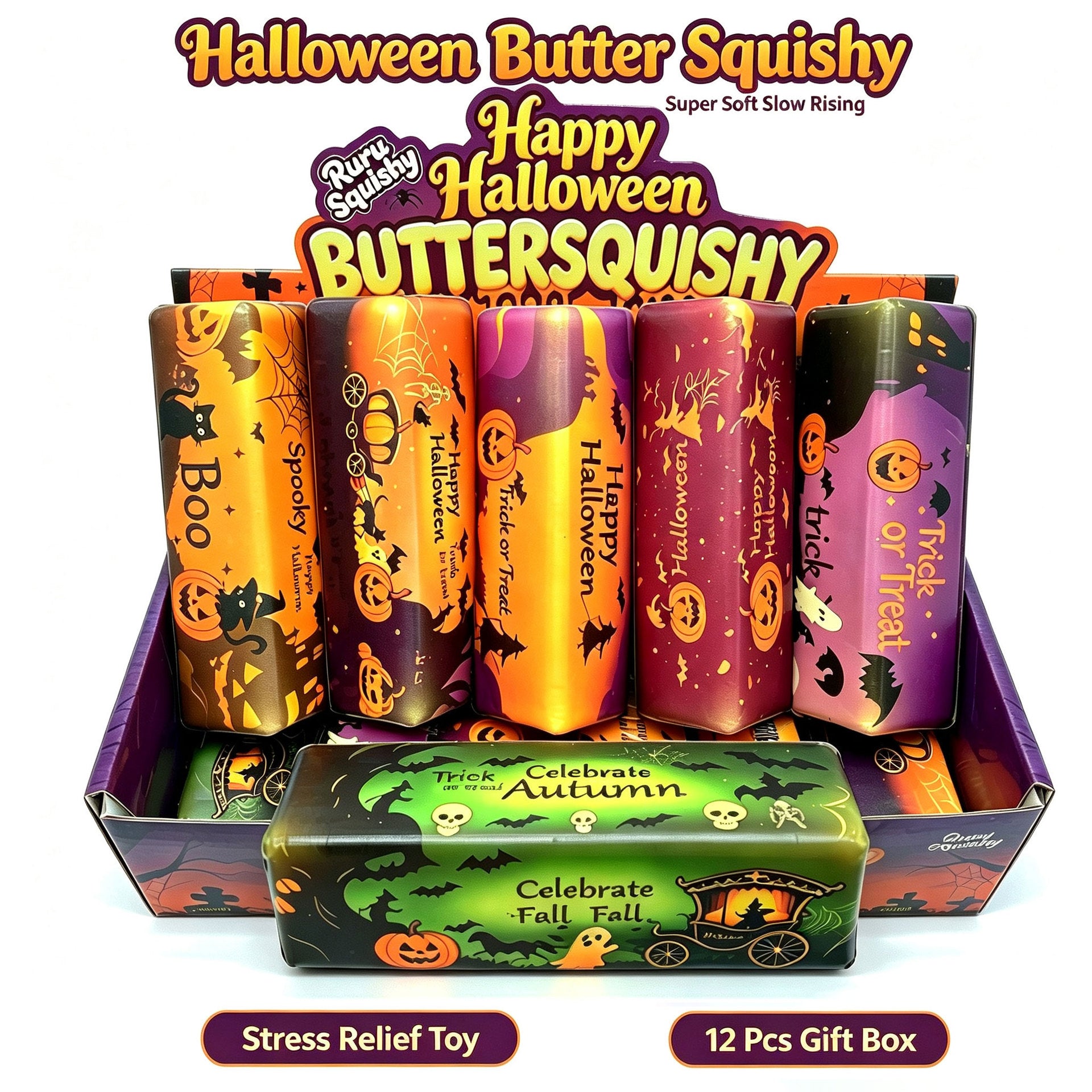 Halloween Butter Squishy Toy Slow Rising Sensory Toy