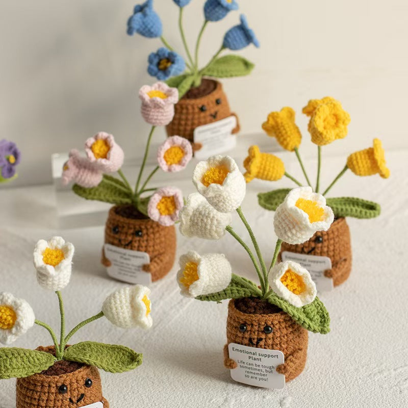 Handmade Crochet Lily of the Valley Flower Home Decor