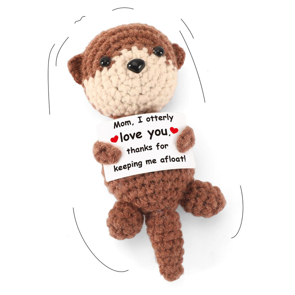 Crochet Otter Plush Doll Cute Animal Gift Toy
