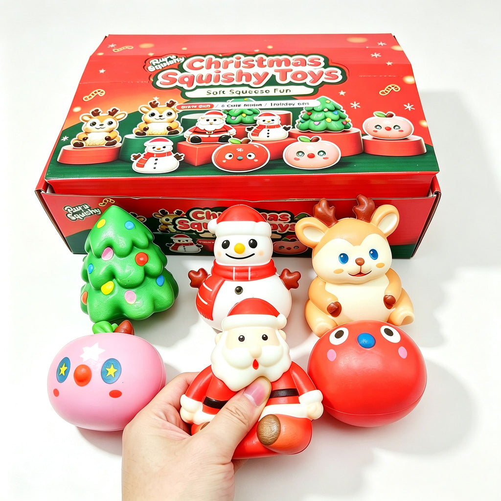 Christmas Slow Rising Squishy Toy PU Fidget Stress Relief Gift