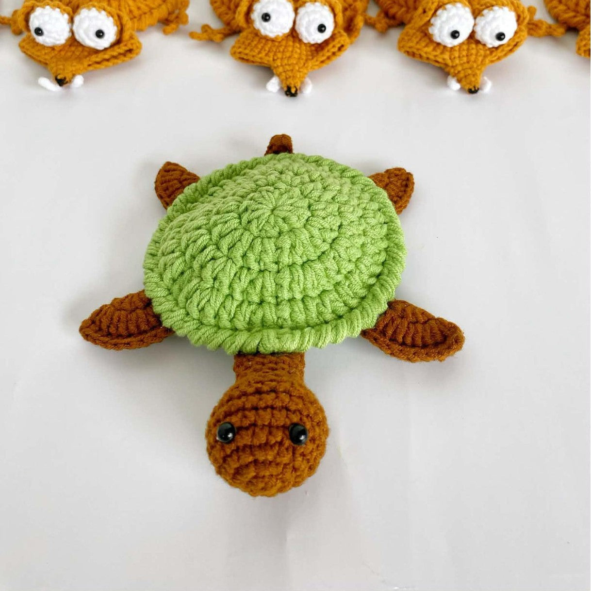Handmade Crochet Animal Coaster Knit Mug Mat Table Decor